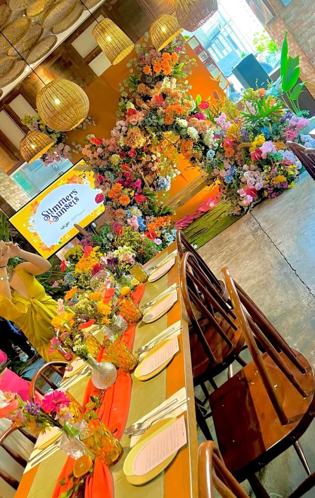 Brand Event Mega Style Magazine Summer Theme Venue Styling with Real Client Review Shabby Chic Style Studio  