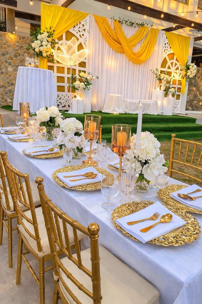 Yellow Themed Wedding by Shabby Chic Style Studio Client Review