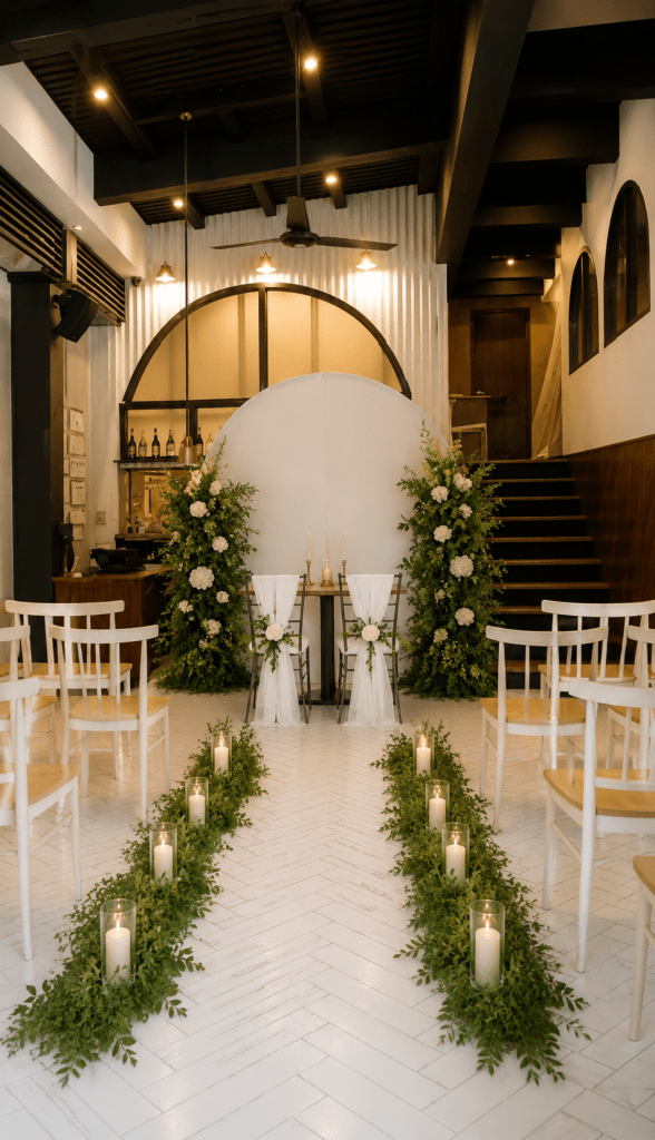 Intimate Wedding Ceremony at Lola Cafe Broadway by Shabby Chic Style Studio