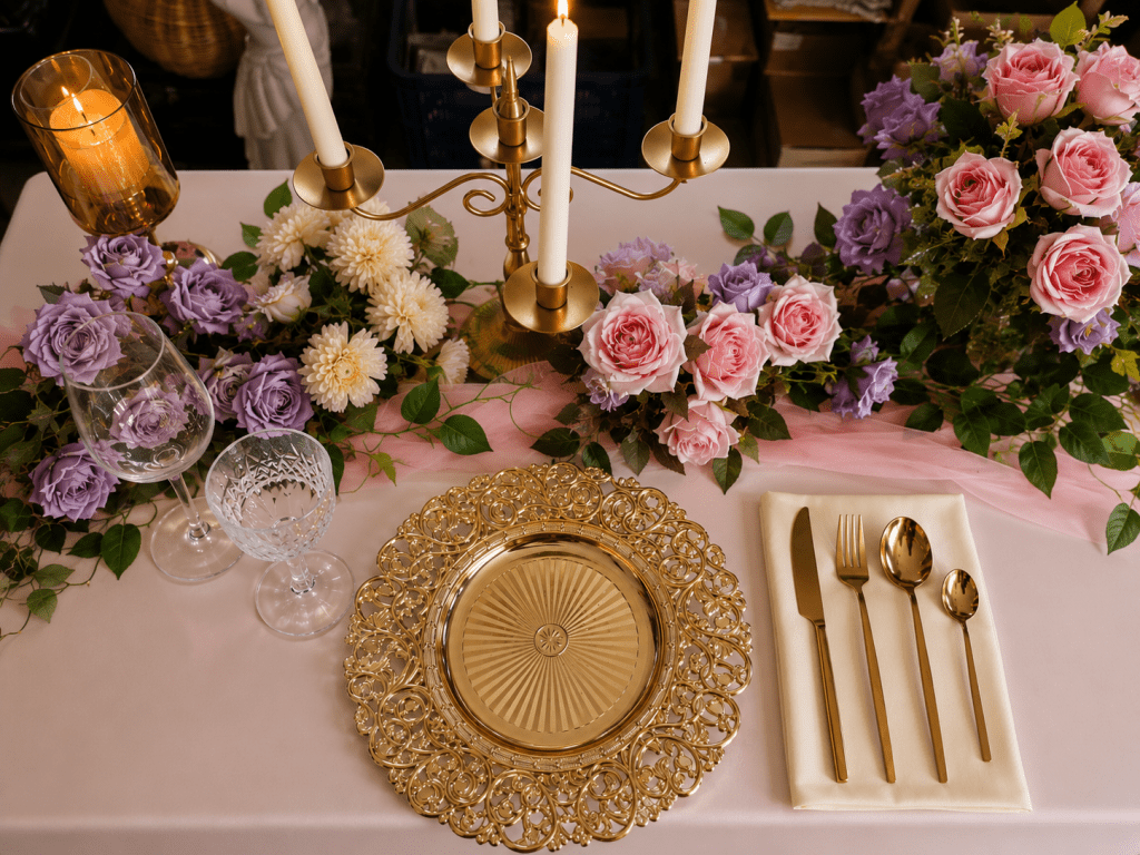 Enchanted Forest Table Setting Mock Table Set Up Shabby Chic Style Studio