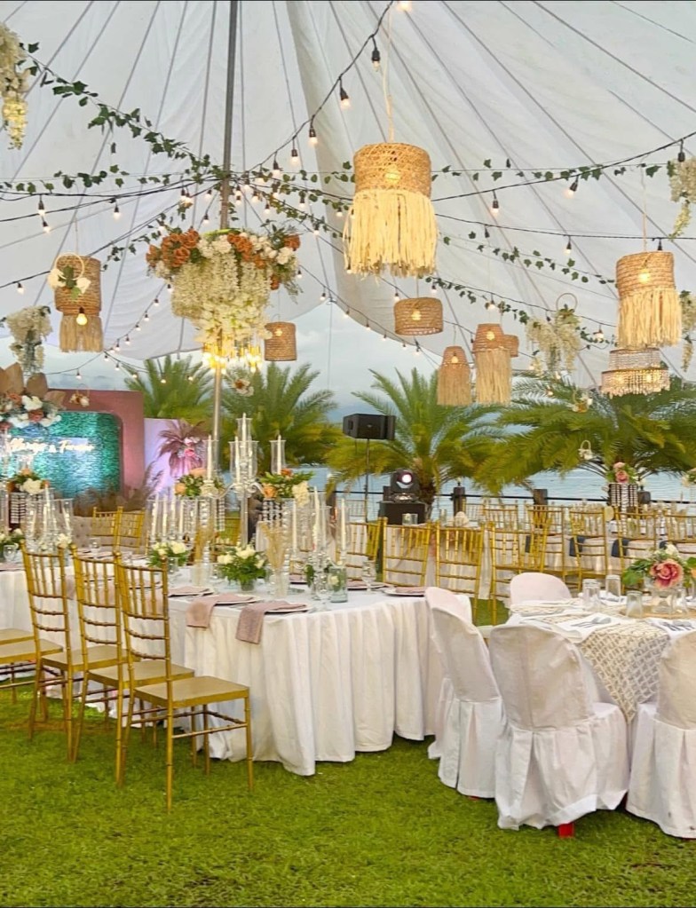 Parachute Tent Wedding Lake Side Wedding Calinisan Resort Hotel Wedding Laurel Batangas Shabby Chic Style Studio