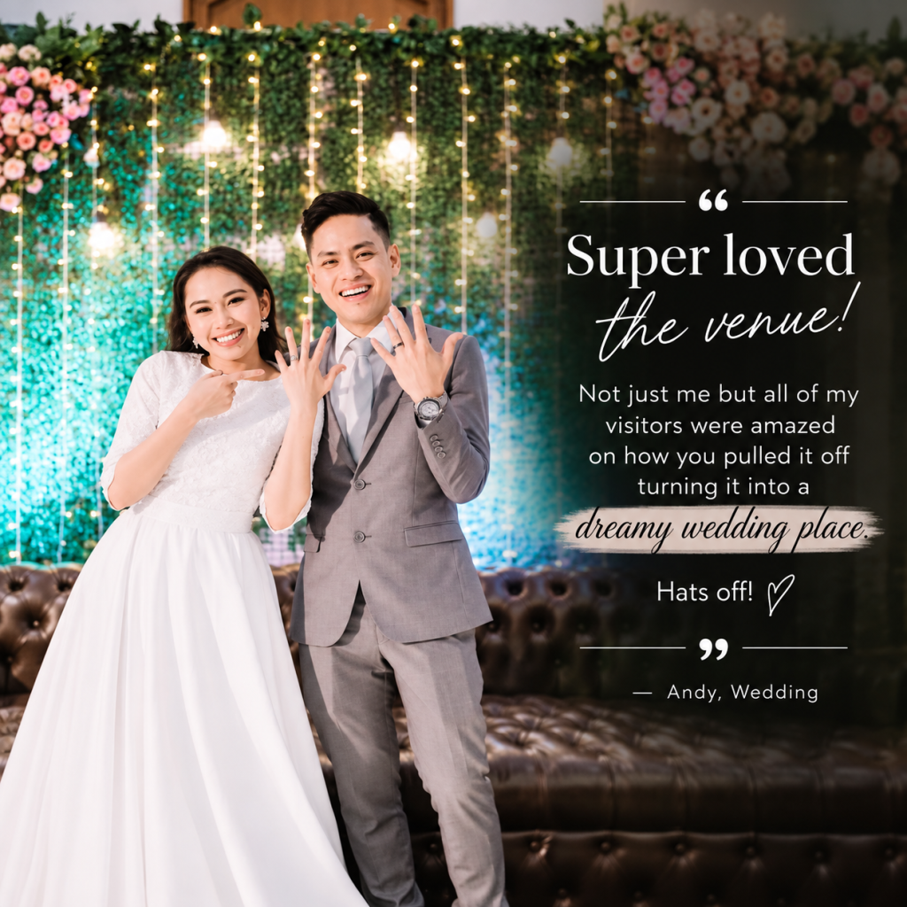 Shabby Chic Style Studio Review and Testimonial Wedding